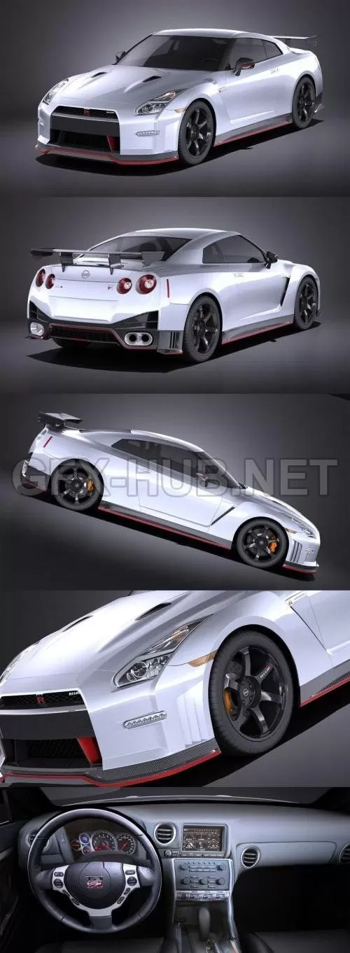 Nissan GT-R Nismo 2015 3D Model – 221249