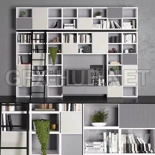 Novamobili shelving 3D Model – 221323
