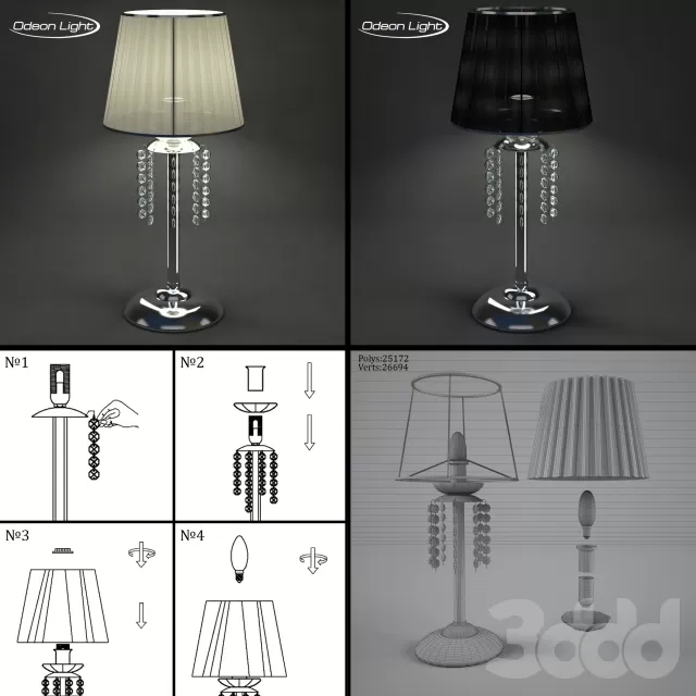 Odeon light nastolnaya lampa 2565_1T – 221415 Odeon light nastolnaya lampa 2565_1T – 221415