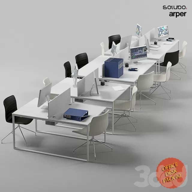 Office Desk Pack02 – 221473