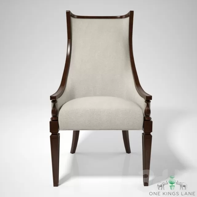 One Kings Lane-Mathieu host chair – 221787