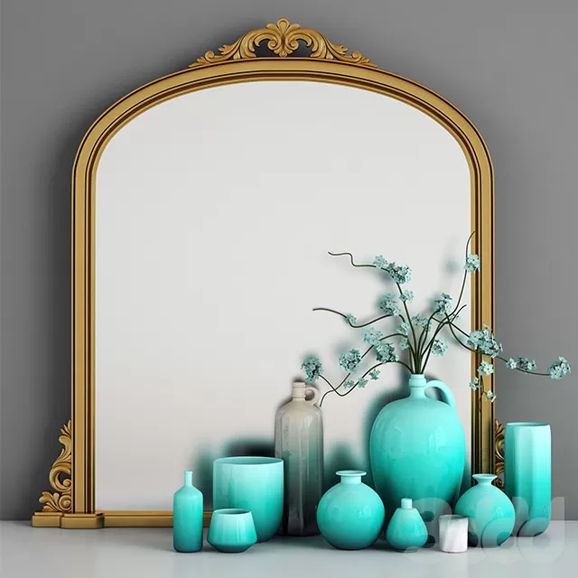 overmantle mirror – 221965