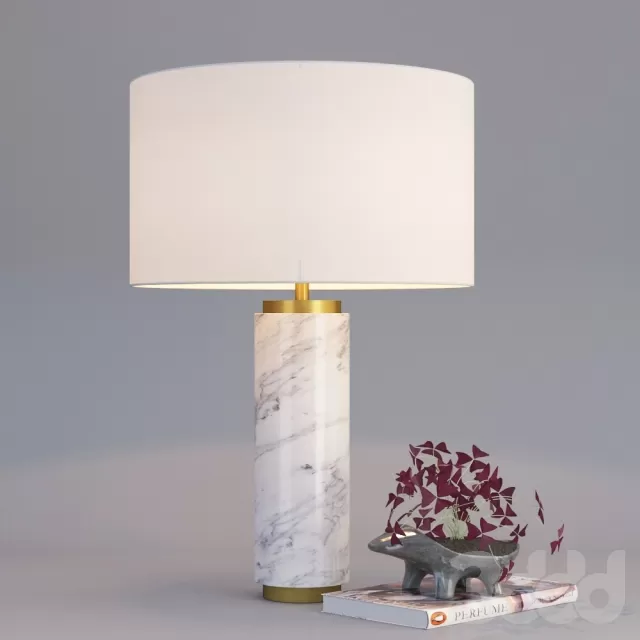Pillar Table Lamp – Marble – 222441
