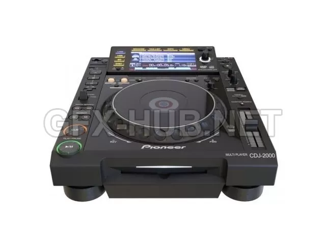 Pioneer CDJ-2000 3D model – 222519