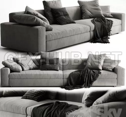 Poliform Dune Sofa 3d model – 222805