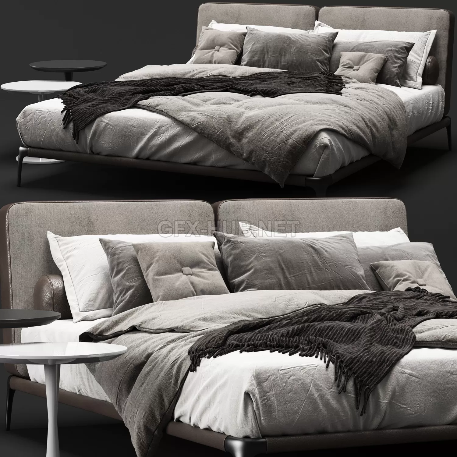 Poliform Park Uno Bed B – 222841