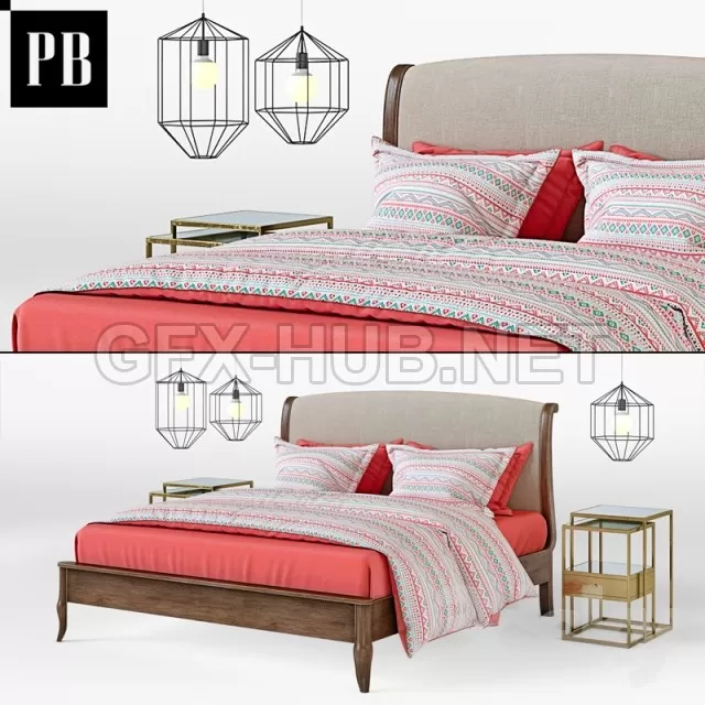 POTTERY BARN Calistoga Bed – 223077