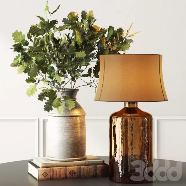 POTTERY BARN Table Lamp with Decoration PRO – 223105