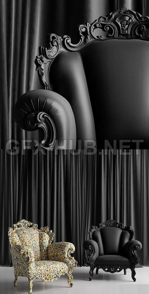 Proust Armchair – 3D Model – 223257