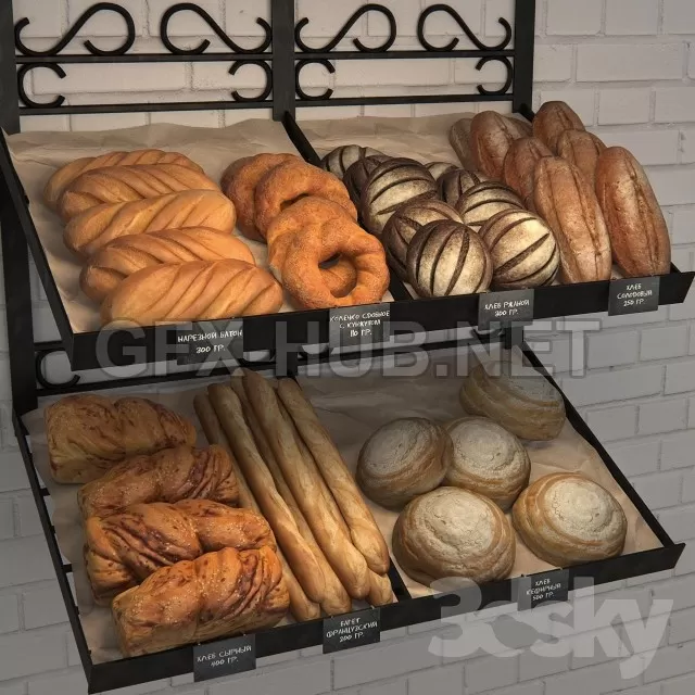 Rack with bread – 223419
