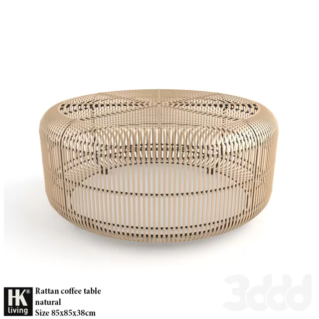 Rattan coffee table – 223511