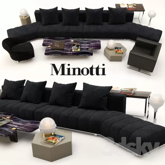 3DSKYMODEL – Sofa – 998