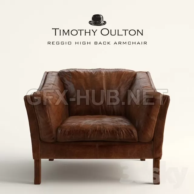 REGGIO HIGH BACK ARMCHAIRTimothy Oulton – 223633