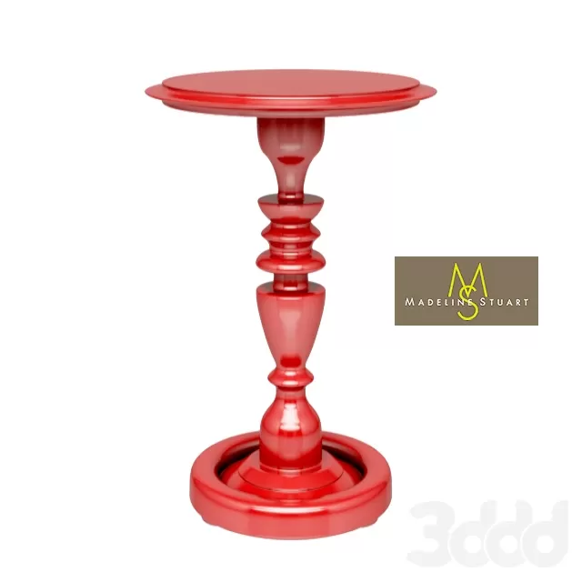 Reilly Pedestal Table – Red – 223639