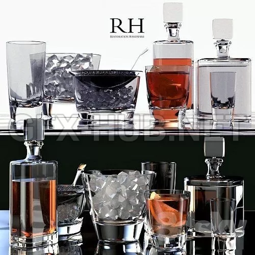 Restoration Hardware Pierpont Barware Collection – 223743