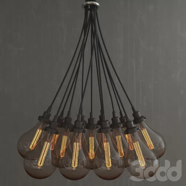 RH TEARDROP GLASS FILAMENT CHANDELIER – 223867
