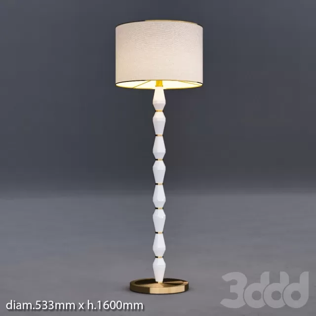 Roar + Rabbit Faceted Glass Floor Lamp – 224005