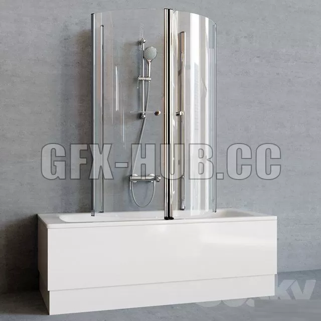 Roca Bath with Samo Shower – 224031 Roca Bath with Samo Shower – 224031