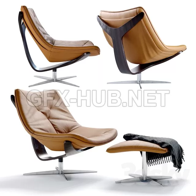 Roche Bobois Dolphin Armchair – 224041
