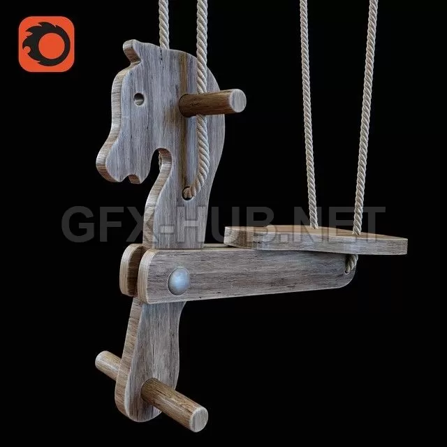 Rocking horse (max 2015 Coronaobj) – 224081