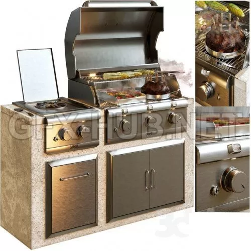 Saber Grill 3d model – 224375