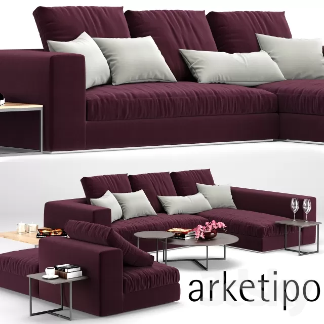 3DSKYMODEL – Sofa – 1041