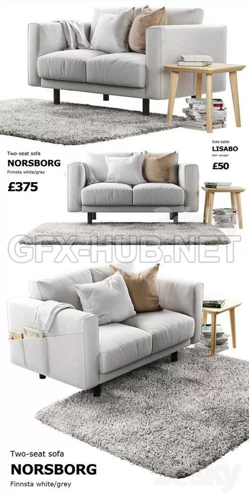 Scandinavian Sofa  Norsborg by IKEA – 224545