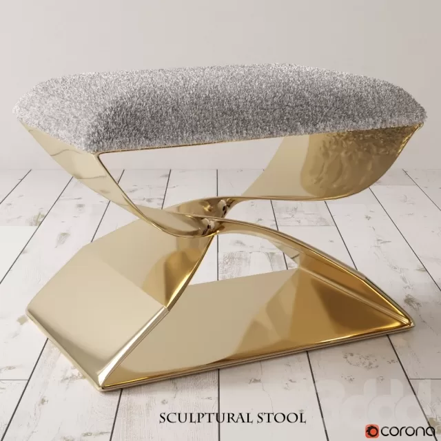 Sculptural Stool – 224621