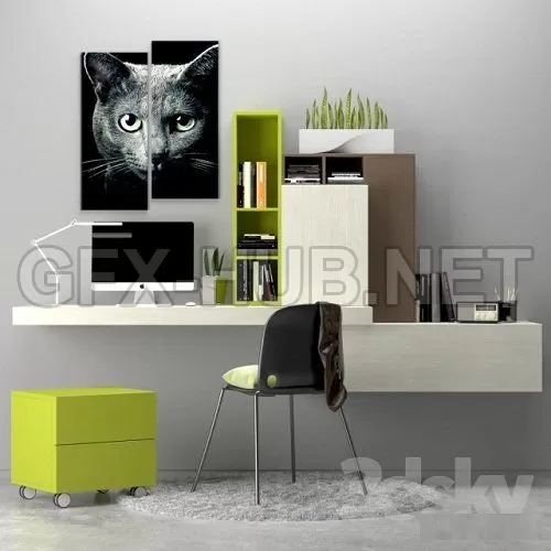 Secretaire SPAZIO 3d Model – 224675