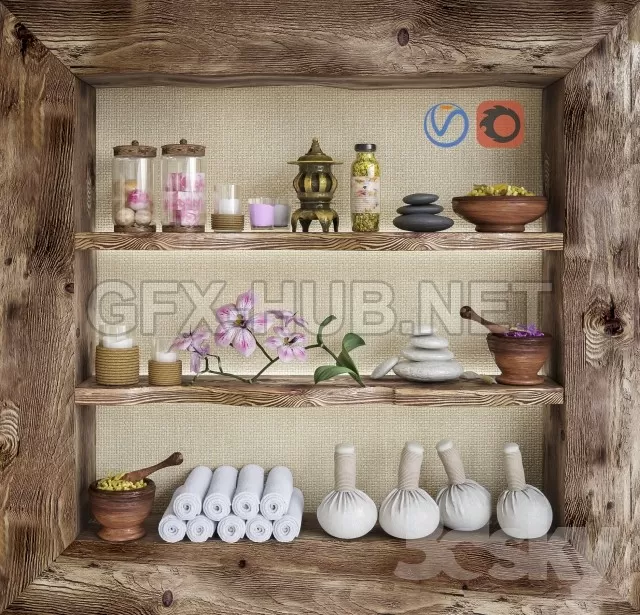 Set for spa and bathroom 1 – 224769 Set for spa and bathroom 1 – 224769