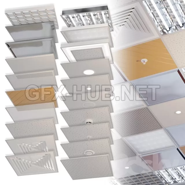Set of elements for suspended ceiling Armstrong – 224811