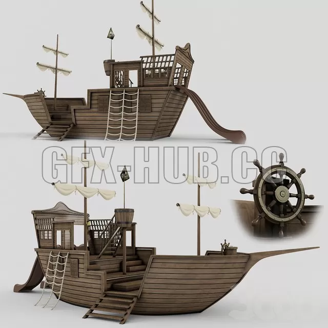 Ship playground for kids – 225027