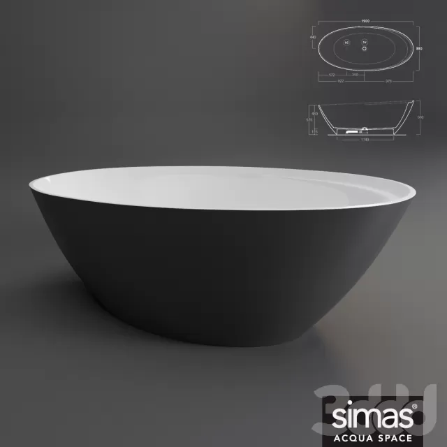 Simas bath tub Bohémien – 225187 Simas bath tub Bohémien – 225187