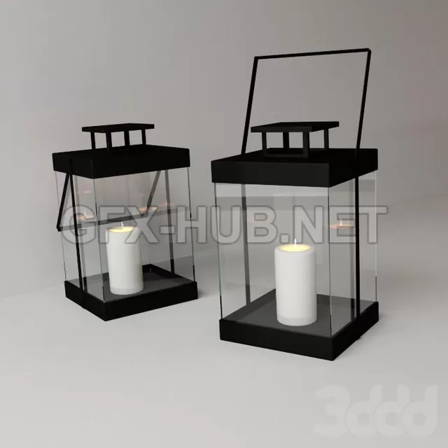 Sleek Hurricane Lantern – 225339