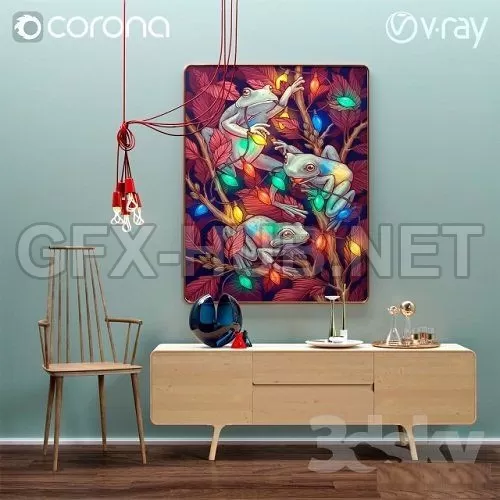 Small decorative set 3d Model – 225395 Small decorative set 3d Model – 225395