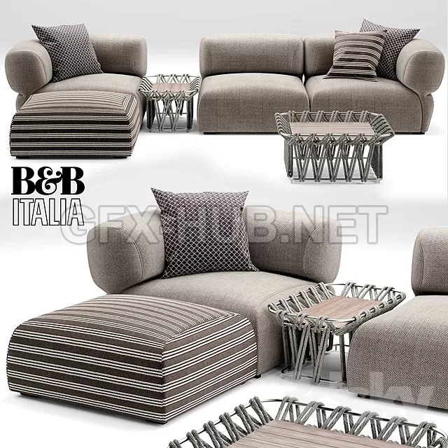 Sofa Butterfly BT007 Sofa B  B Italia – 225567