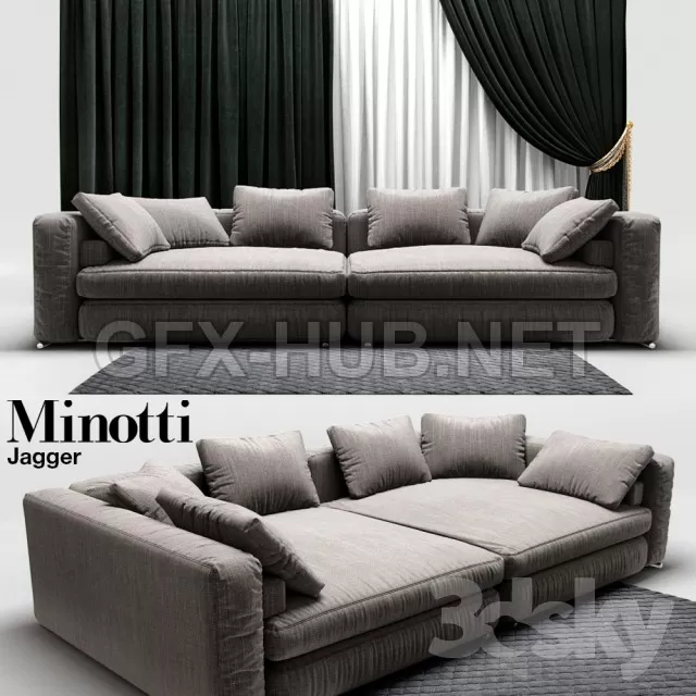 Minotti jagger sofa discount