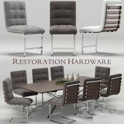 Spyder-Rossi desk-chairRH Modern 3D Model – 226009