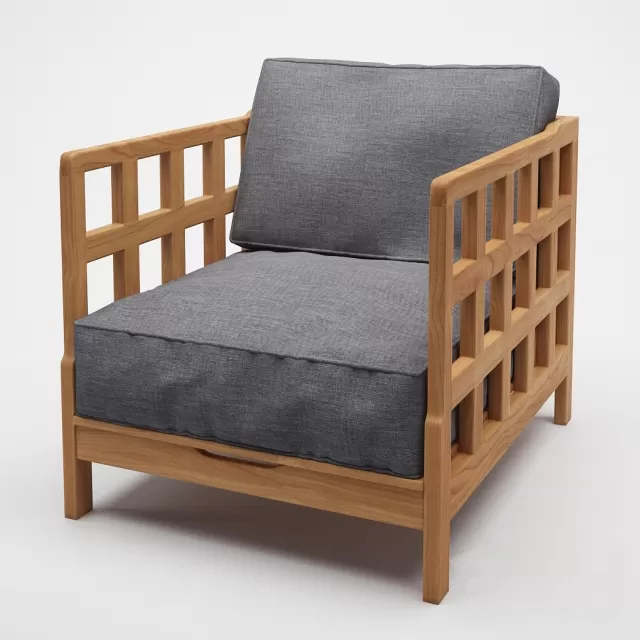 Square lounge chair (outdoor) – 226011 Square lounge chair (outdoor) – 226011