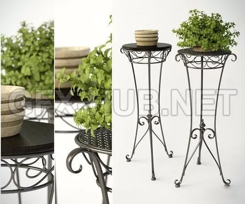 Stand for flowers 3d Model – 226075