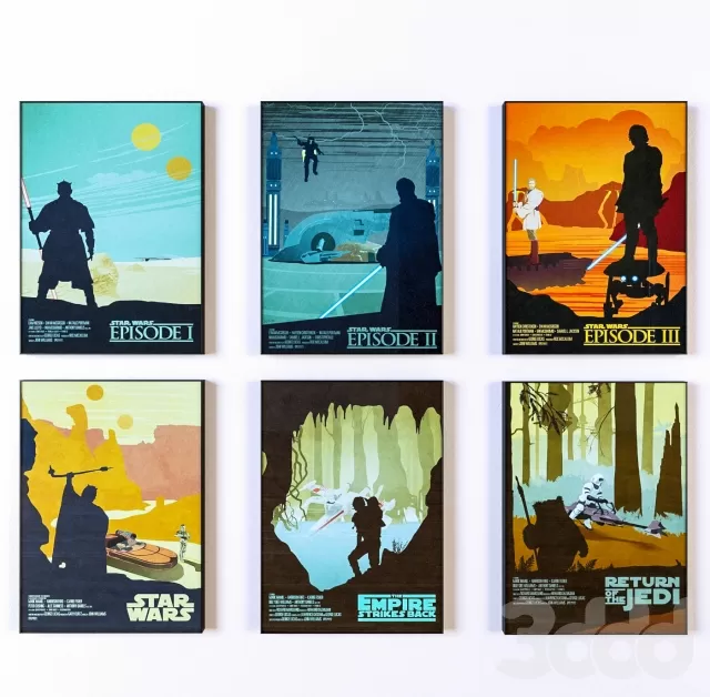 star war poster art col 2 – 226101