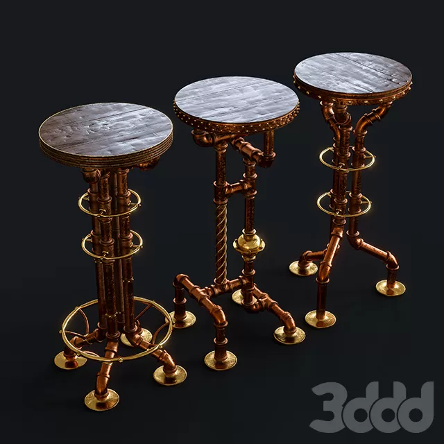 Steampunk Stools – 226119
