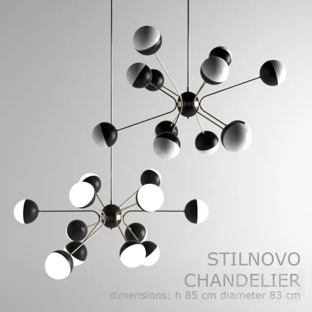 STILNOVO CHANDELIER SPUTNIK – 226169