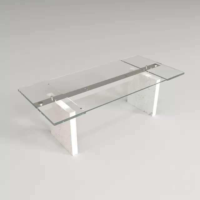 STONE SQUARE DINING TABLE – 226375