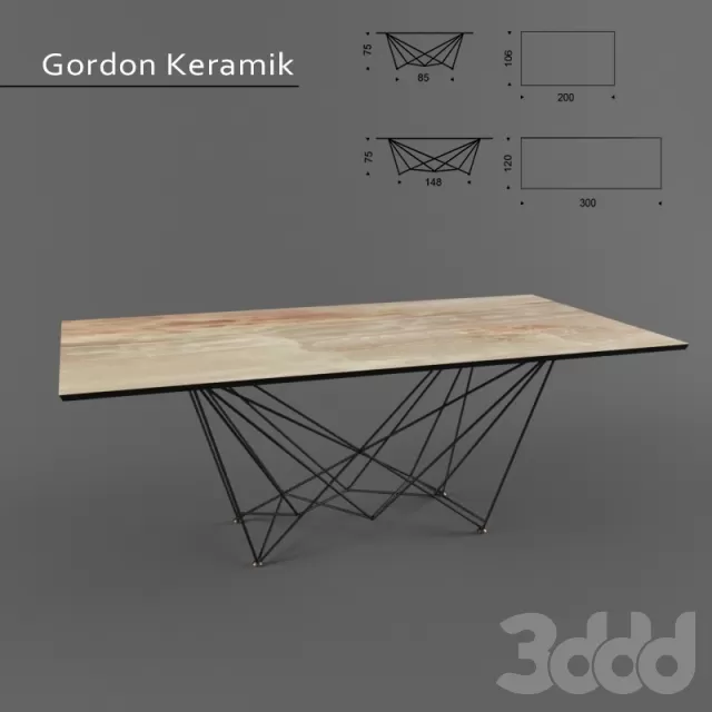 Table CATTELAN ITALIA Gordon Keramik – 226721