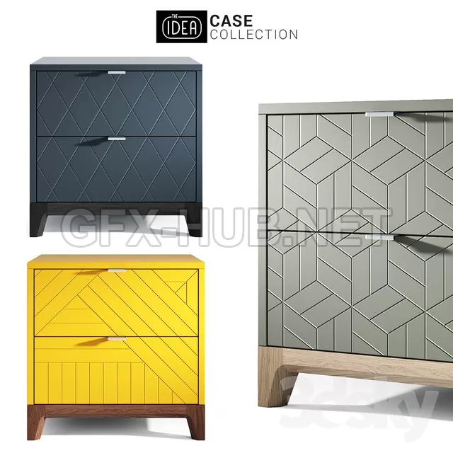 The IDEA CASE bedside table – 227077