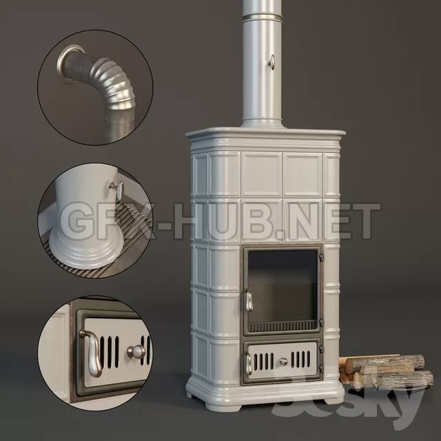 Tiled stove – 227201