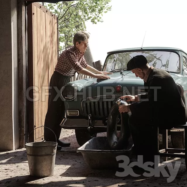 Tomorrow is a day off1961 3d Model – 227273