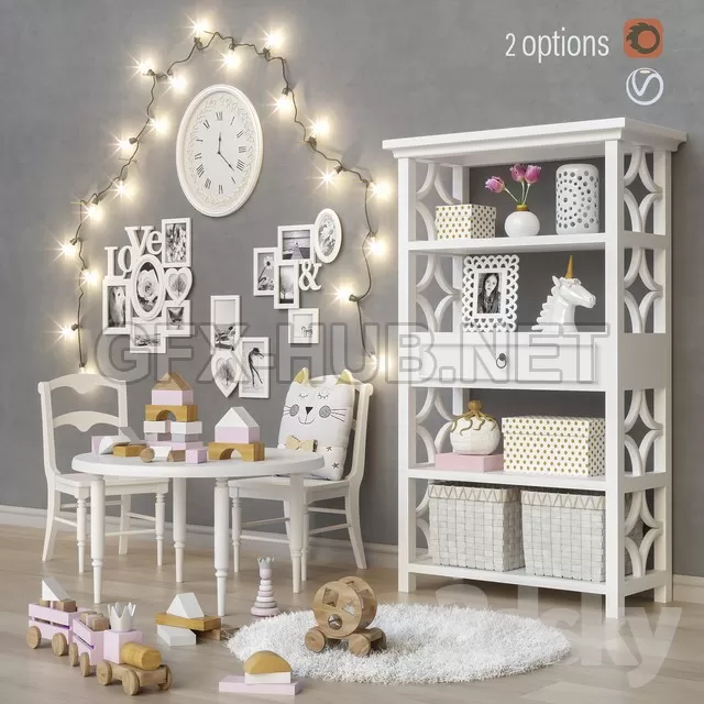Toys and furniture (2 options) set 22 – 227347
