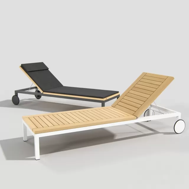 Tribu Natal Alu teak lounger – 227487